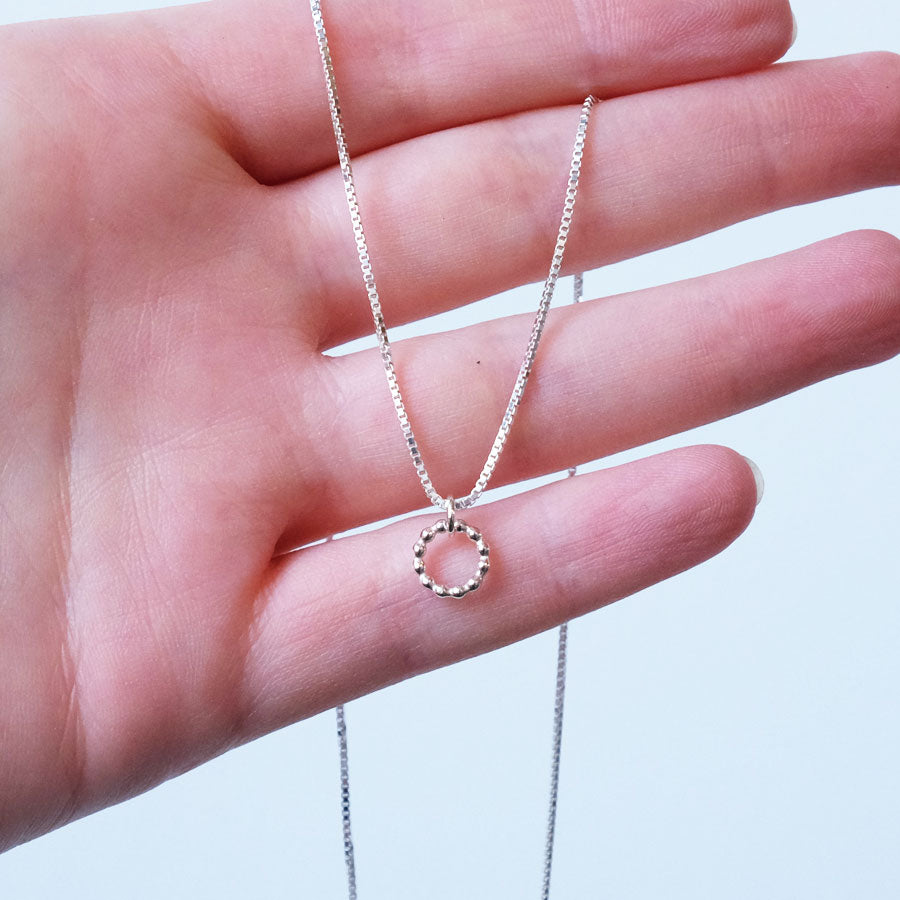 Mini Sun Charm Necklace