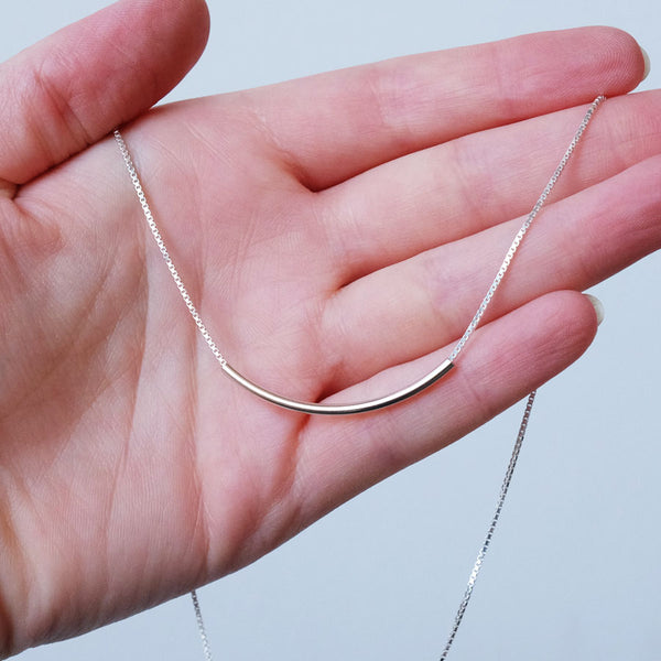 Moonbeam Charm Necklace Glass Sky Collection