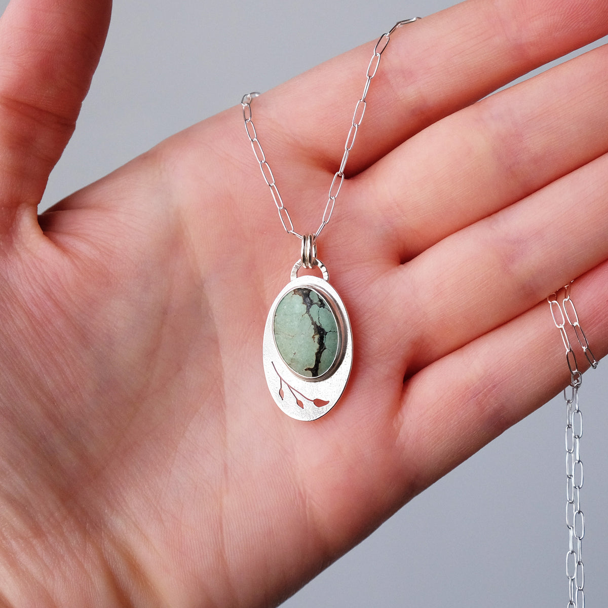 Turquoise Bud Necklace