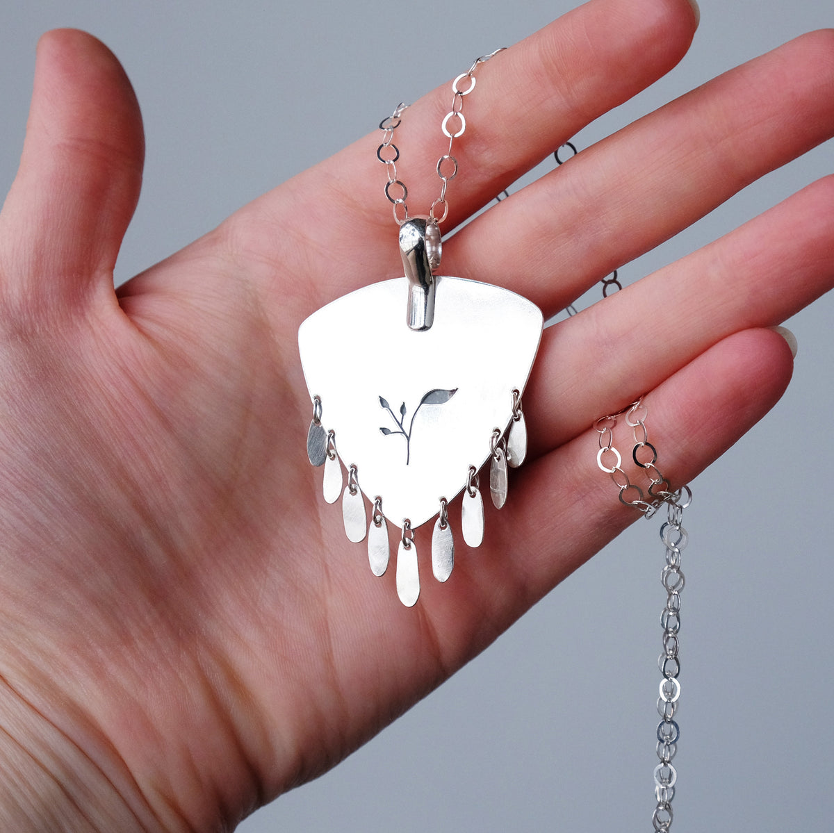 "Return of Spring" Sonoran Dendritic Rhyolite Pendant