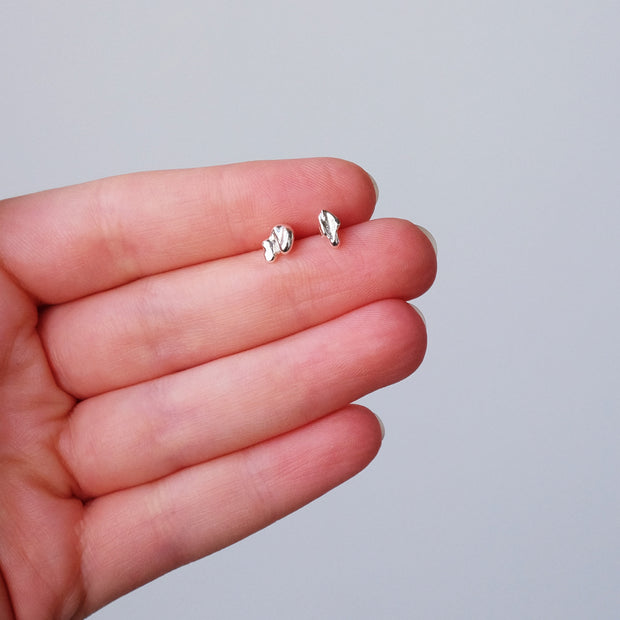 Tiny Evergreen Studs - Pair 1