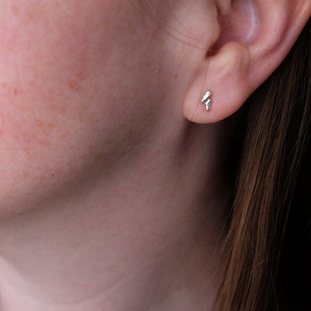 Tiny Evergreen Studs - Pair 2