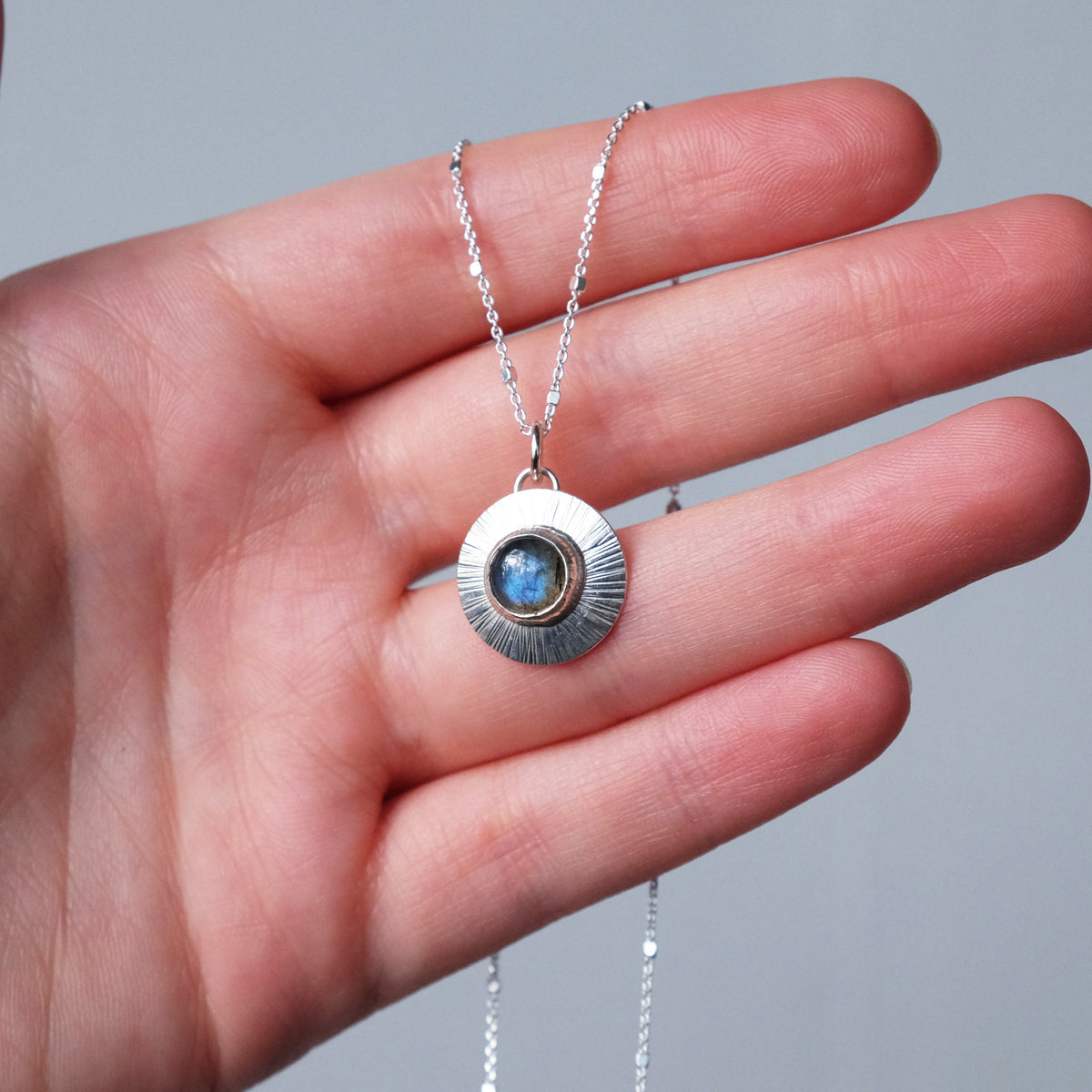 Radiant Labradorite Necklace