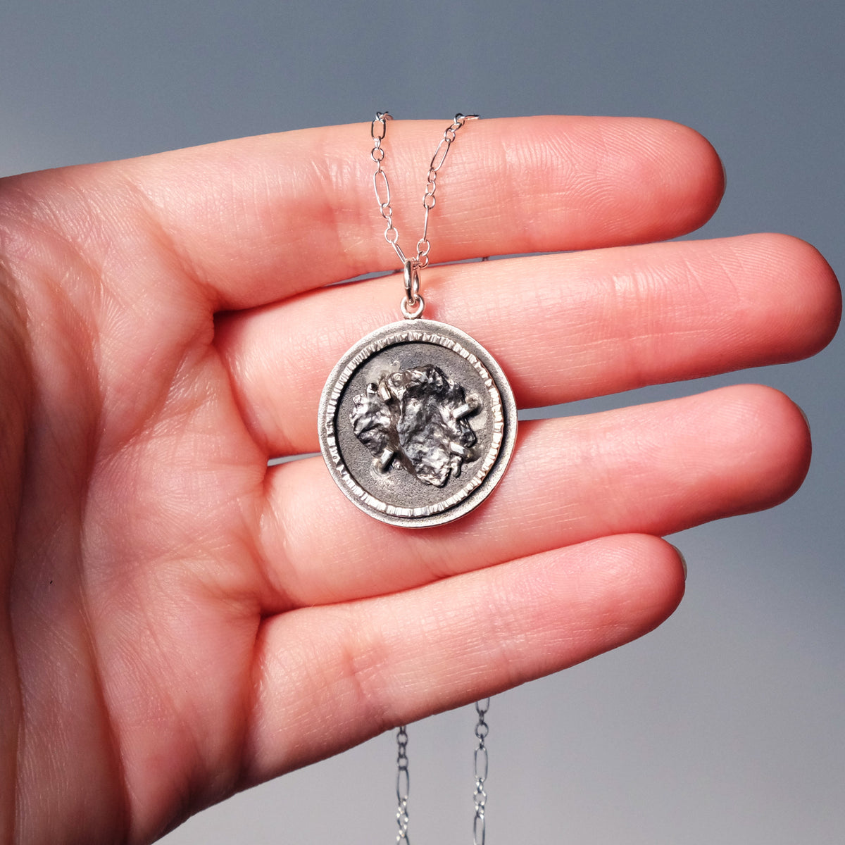 Meteorite Medallion Pendant