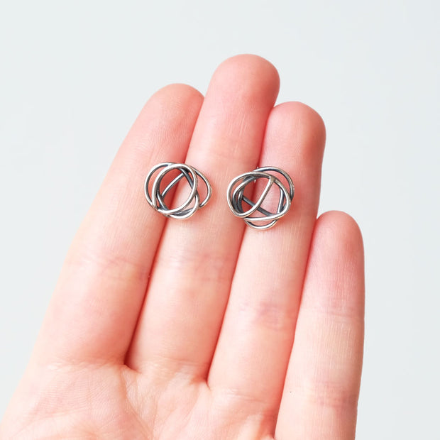 Large Gather Earrings