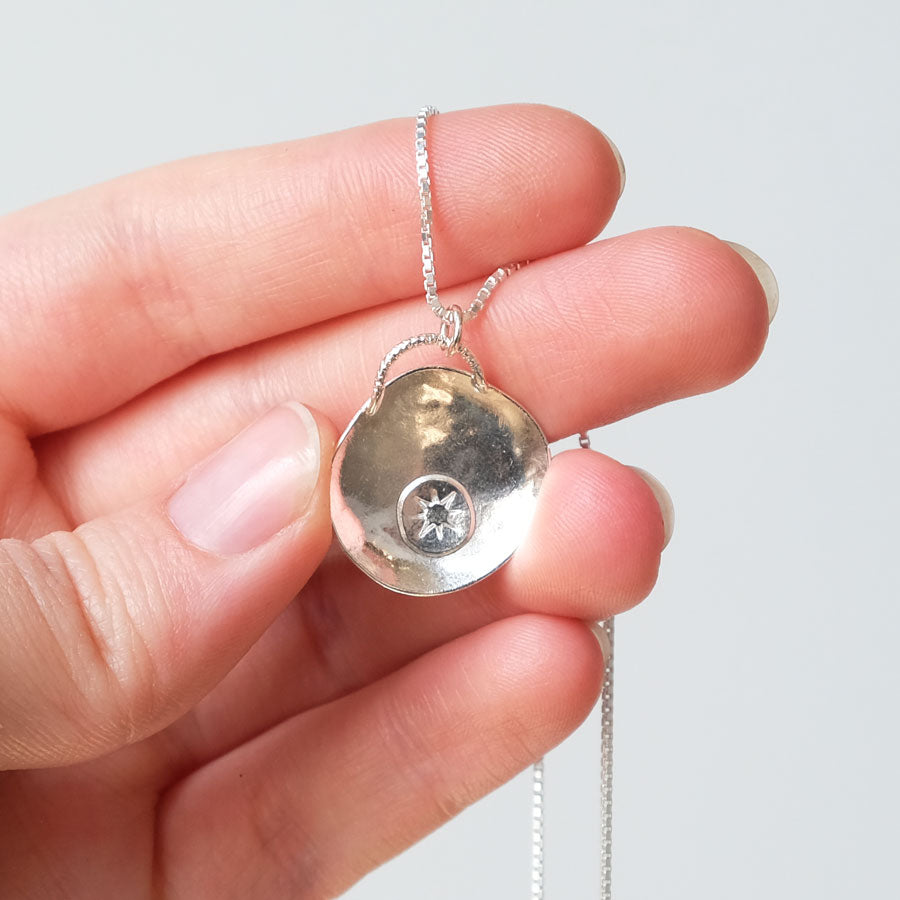 Big Pebble Charm Necklace