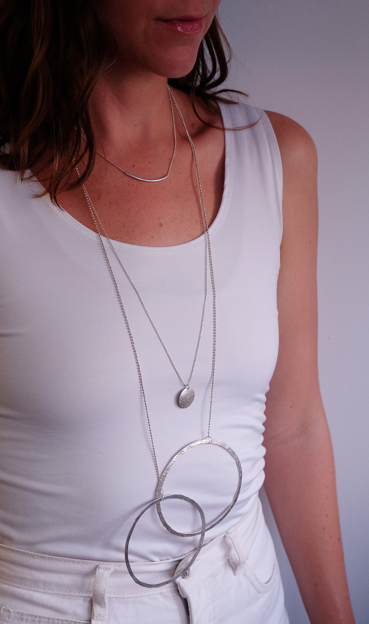 Sister Moons Statement Necklace