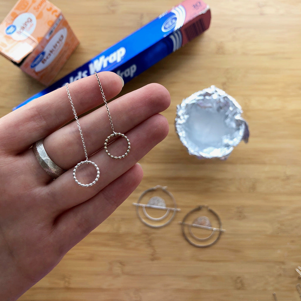 The easiest way to clean your sterling jewelry!