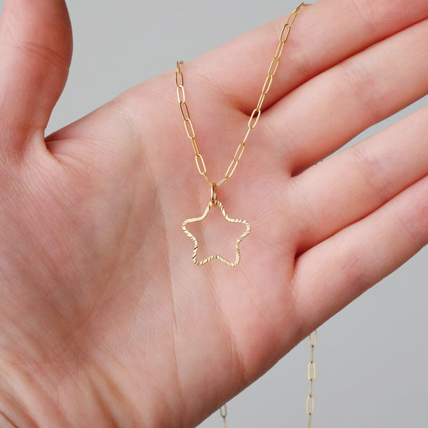 Gold-Fill Radiant Star Pendant