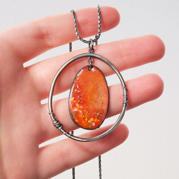 Sunny Meadow Framed Necklace