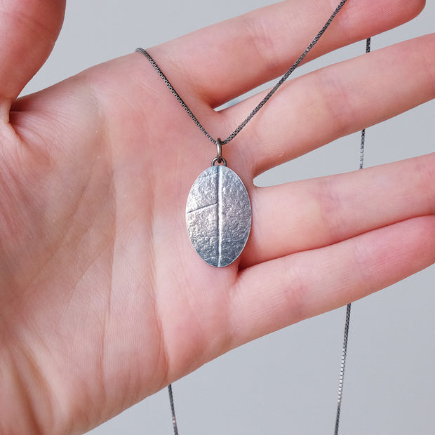 Leaf Print Necklace