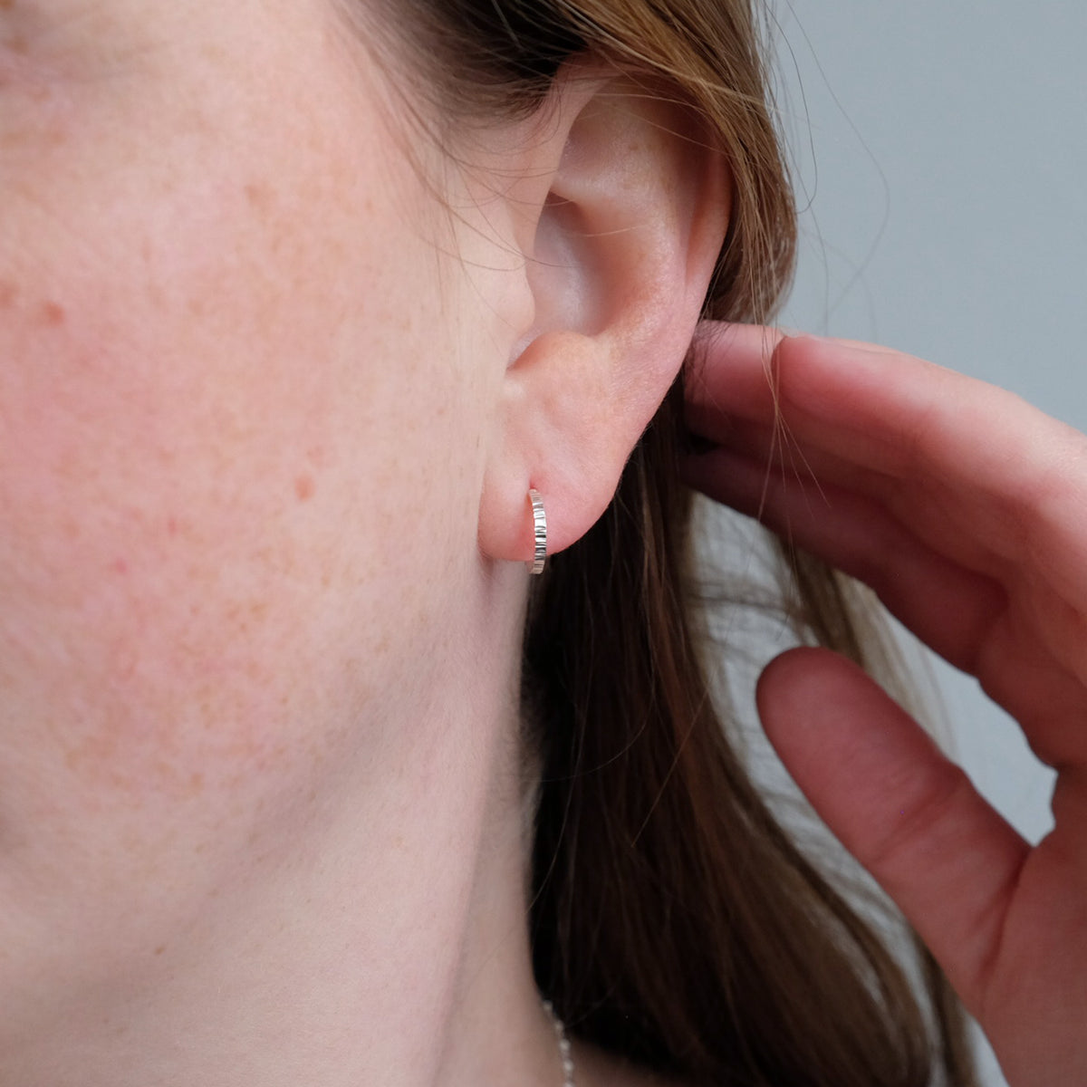 Mini Radiant Huggie Hoops