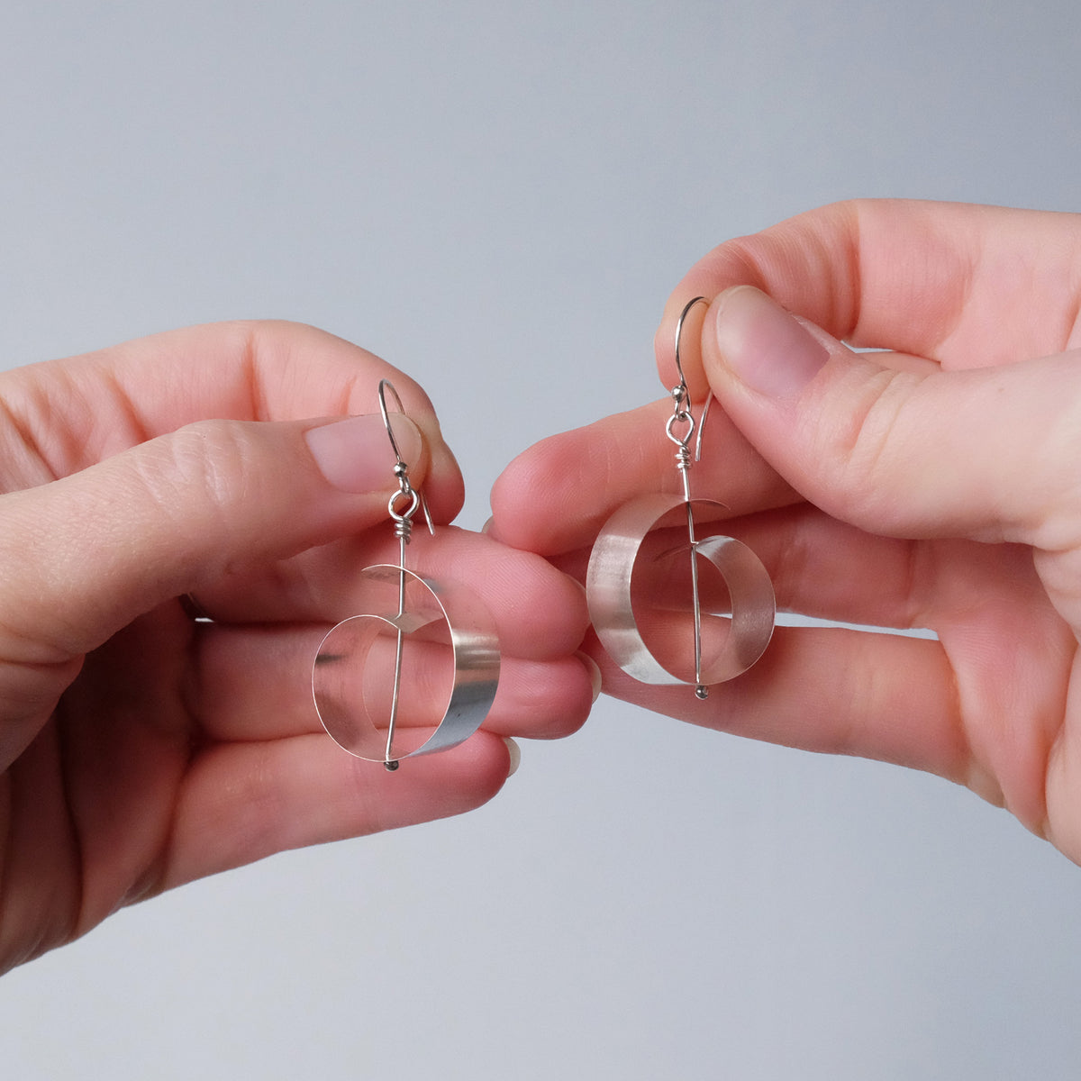 Windswept Chunky Curl Hook Earrings