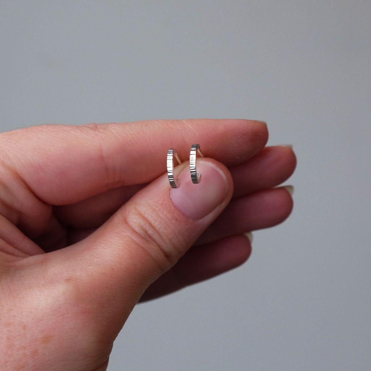 Mini Radiant Huggie Hoops