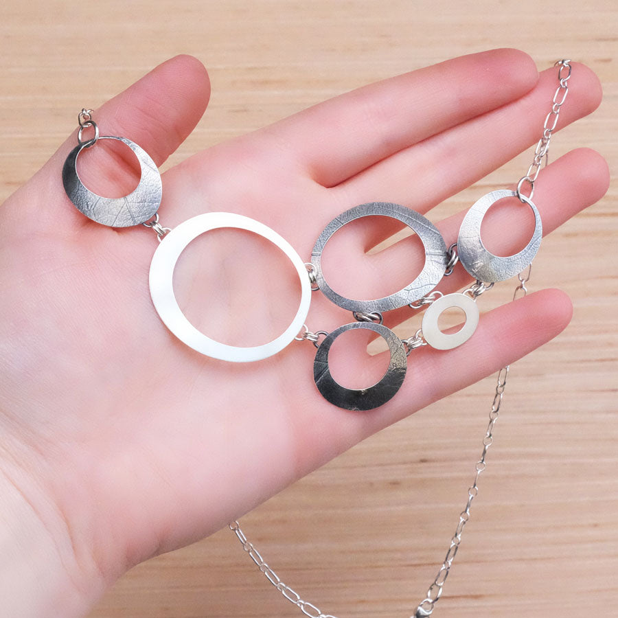 Cluster Tree Ring Necklace