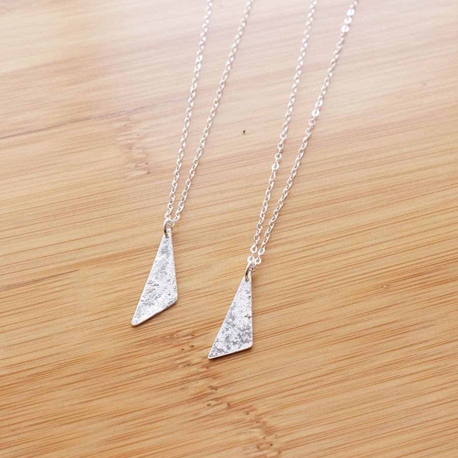 Silver Star Dust Long Necklaces