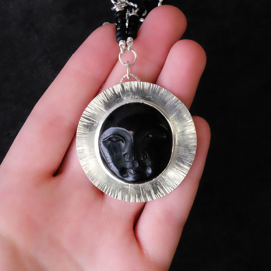 Brightness of the Full Moon Statement Necklace