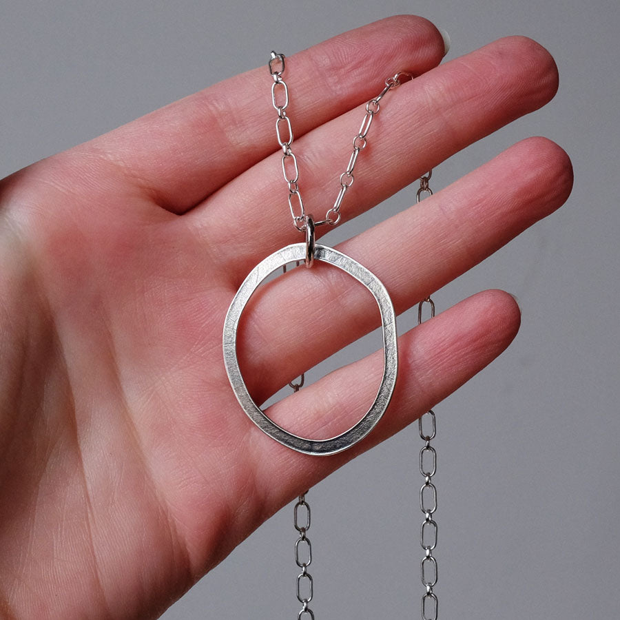 Long Tree Ring Necklace