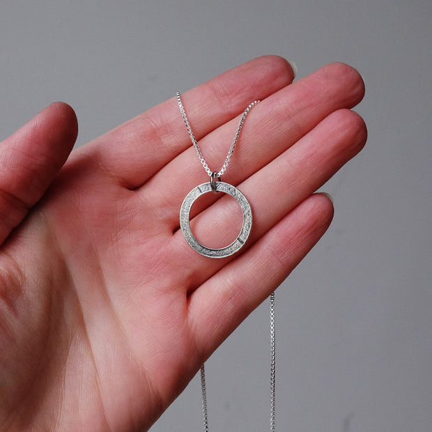 Single Tree Ring Necklace