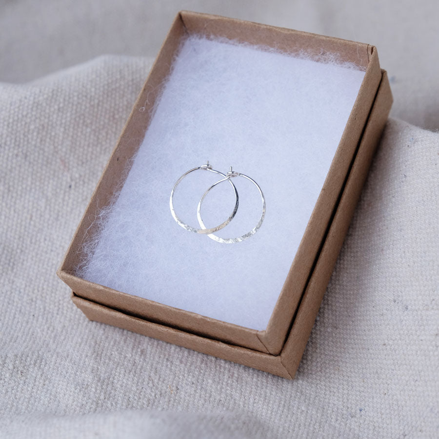 Everyday Hammered Hoops
