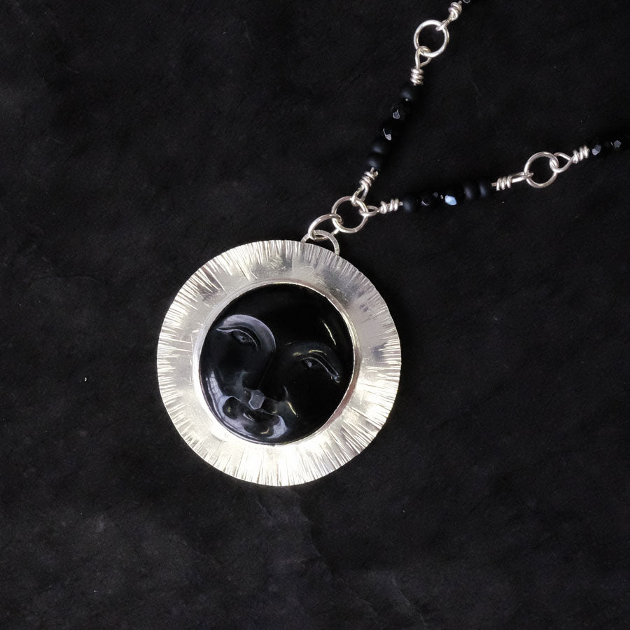 Brightness of the Full Moon Statement Necklace