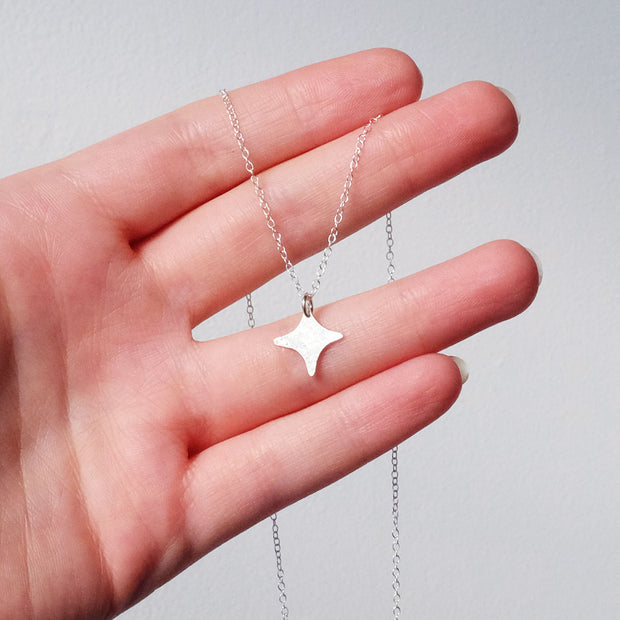 Silver Twinkle Charm Necklace
