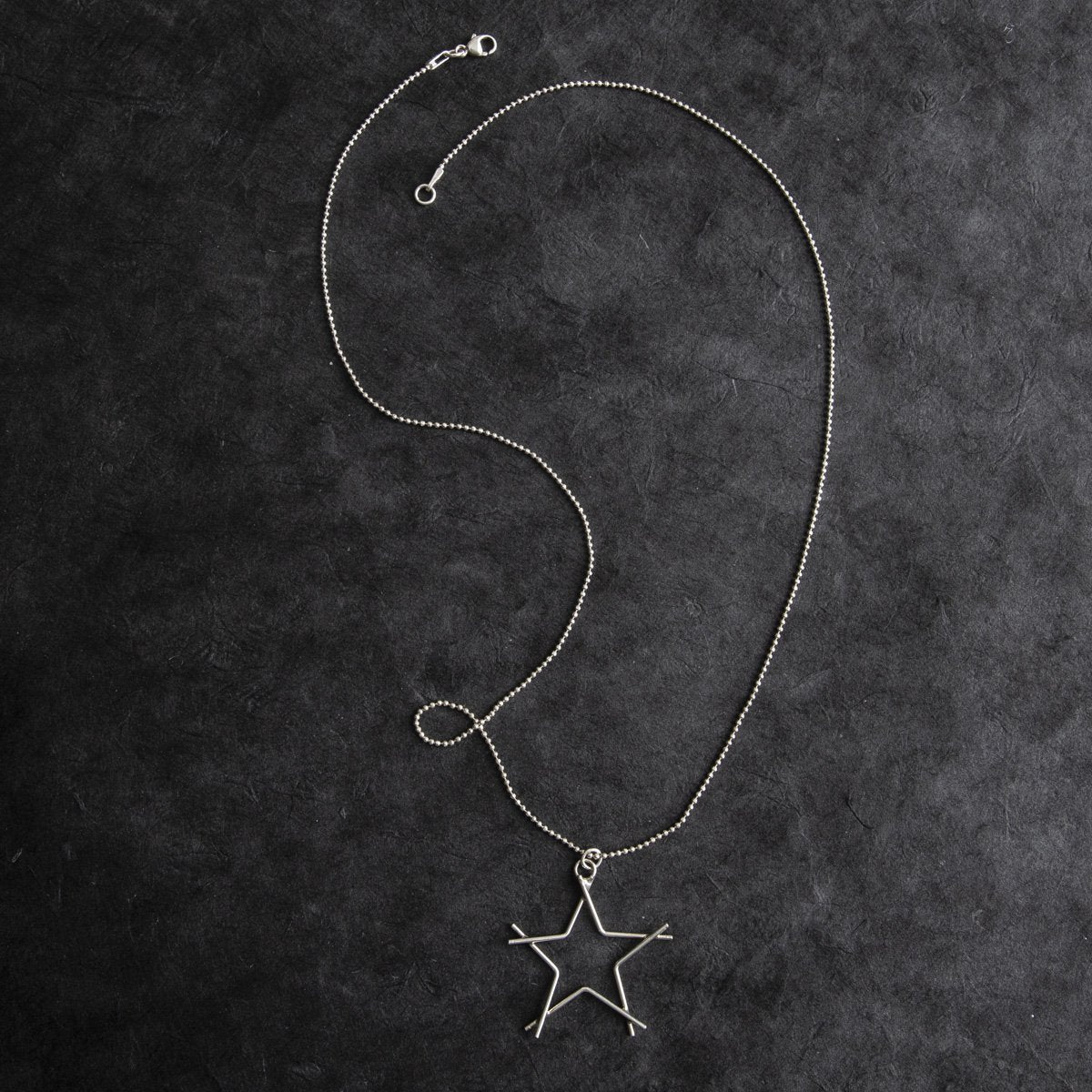 Glass Sky Jewelry - Star Necklace - Sterling Silver Handmade Minimal Jewelry